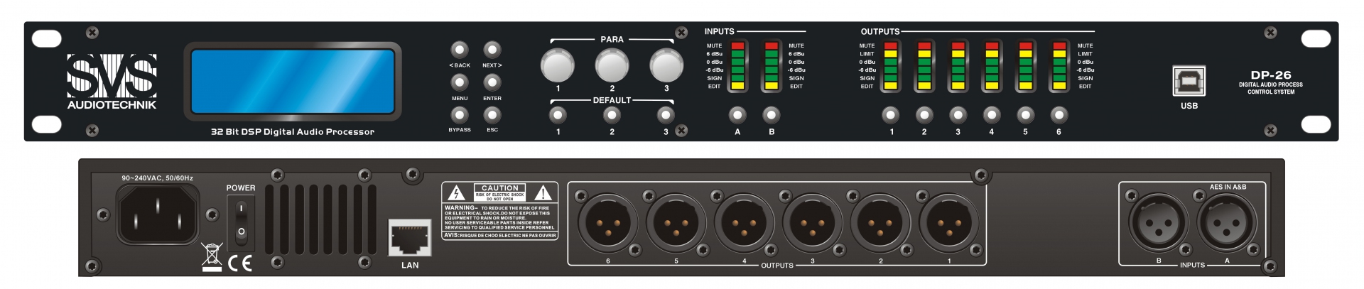 SVS Audiotechnik DP-26 Цифровой процессор: 2 входа 6 выходов в Можайске