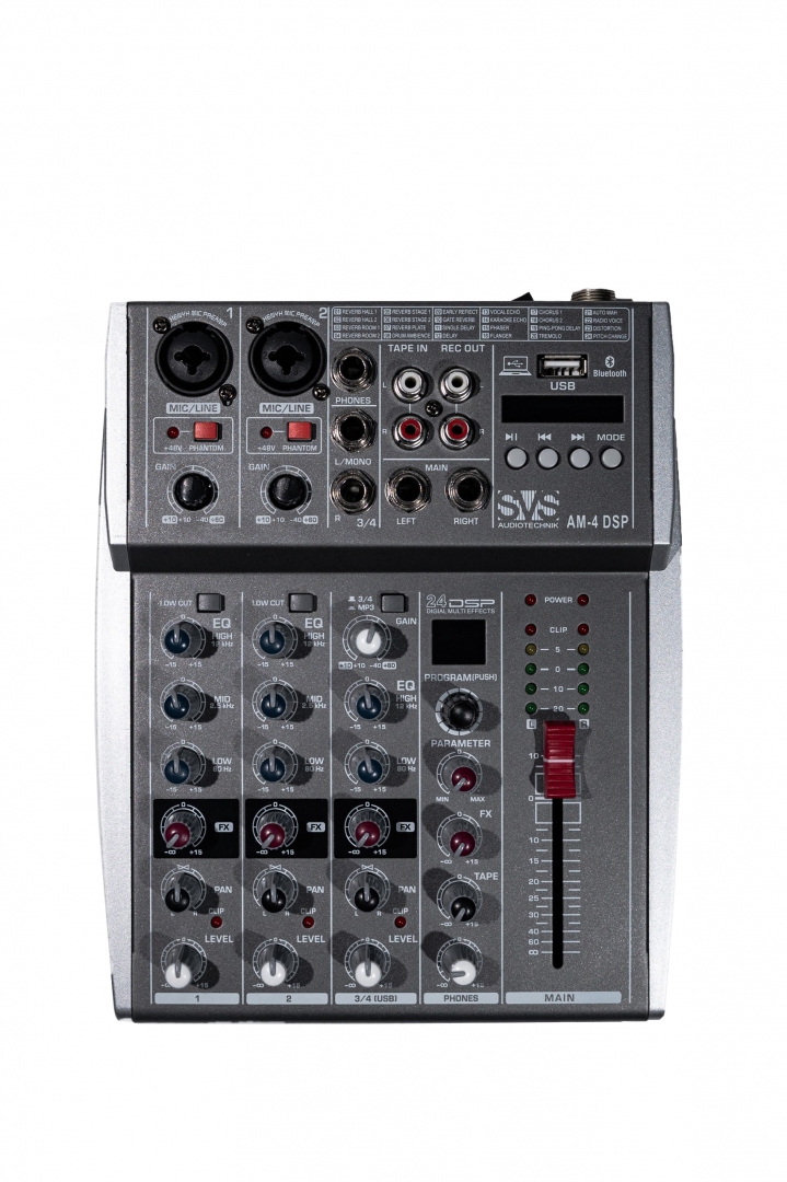 SVS Audiotechnik mixers AM-4 DSP Аналоговый микшерный пульт, 4-канала в Можайске