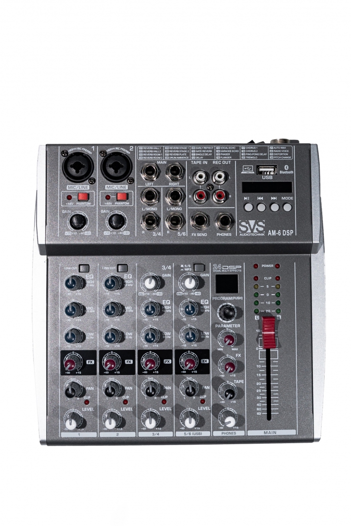 SVS Audiotechnik mixers AM-6 DSP Микшерный пульт аналоговый, 6-канальный SVS Audiotechnik mixers в Можайске