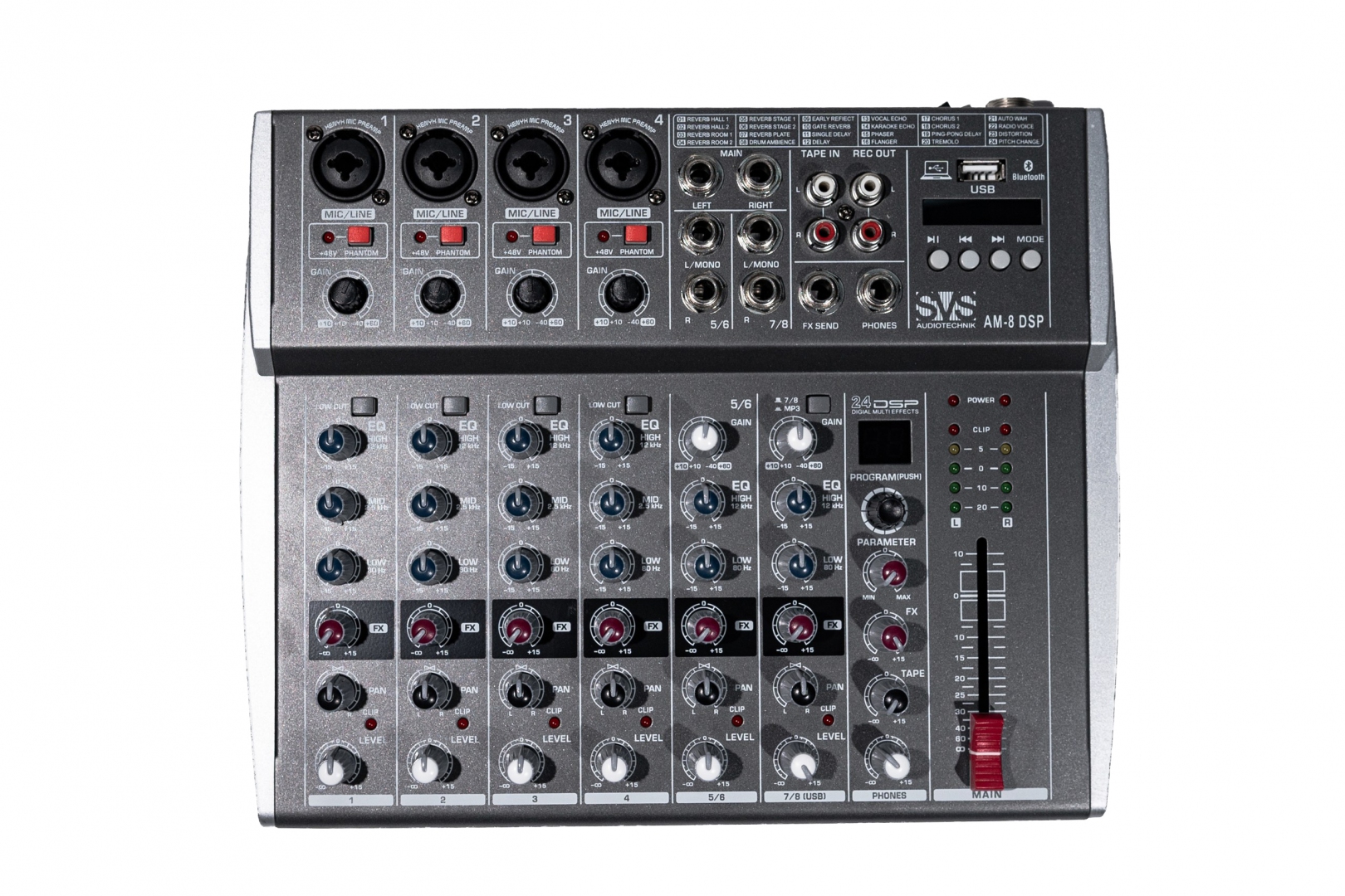 SVS Audiotechnik mixers AM-8 DSP Микшерный пульт аналоговый, 8-канальный в Можайске